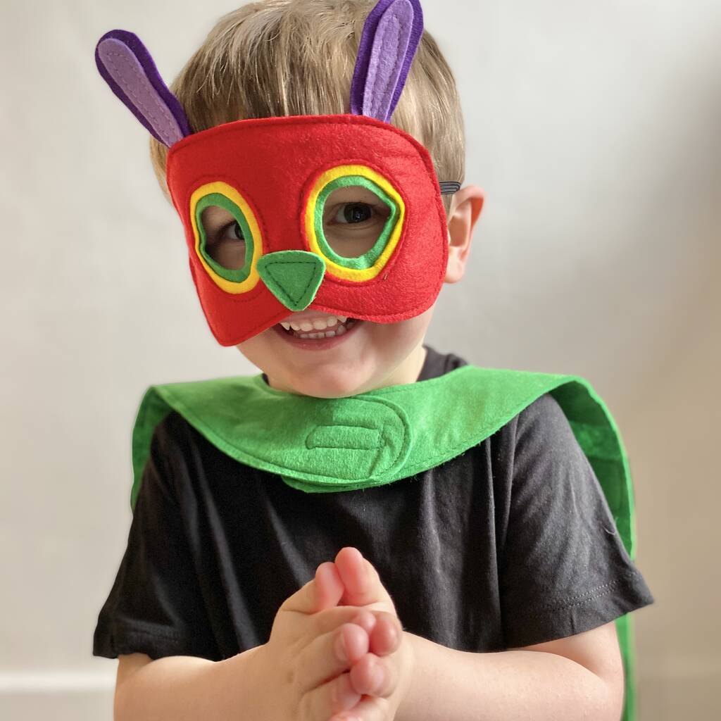 Felt Hungry Caterpillar Costume For Kids And Adults, Green