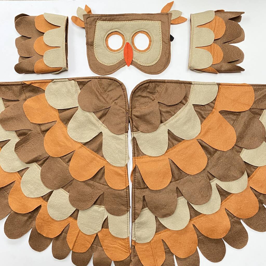 Felt Owl Bird Wing Costume For Kids And Adult, Multiple Choices Available