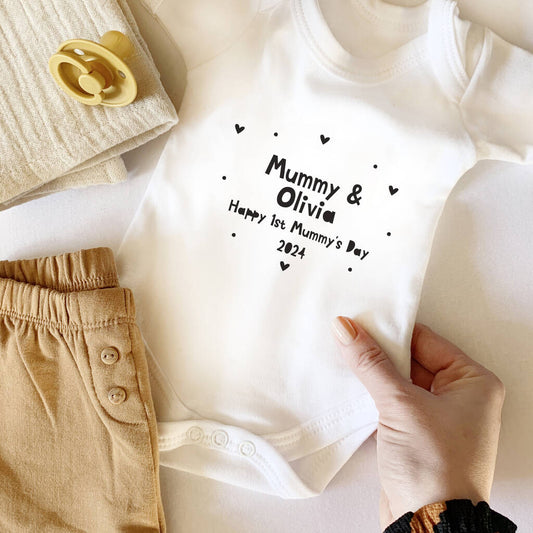 First Mummy's Day Personalised Babygrow