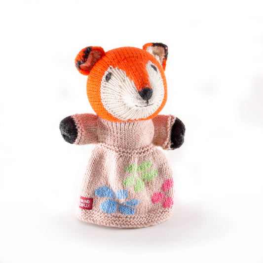 Fox Hand Puppet In Organic Cotton