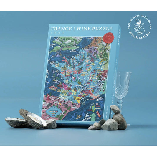 French Wine Puzzle Water And Wines