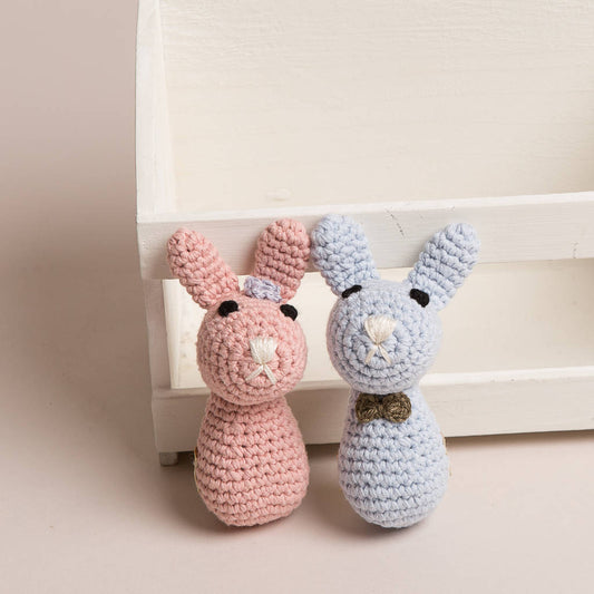 Hand Crochet Bunny Rattle, Multiple Choices Available