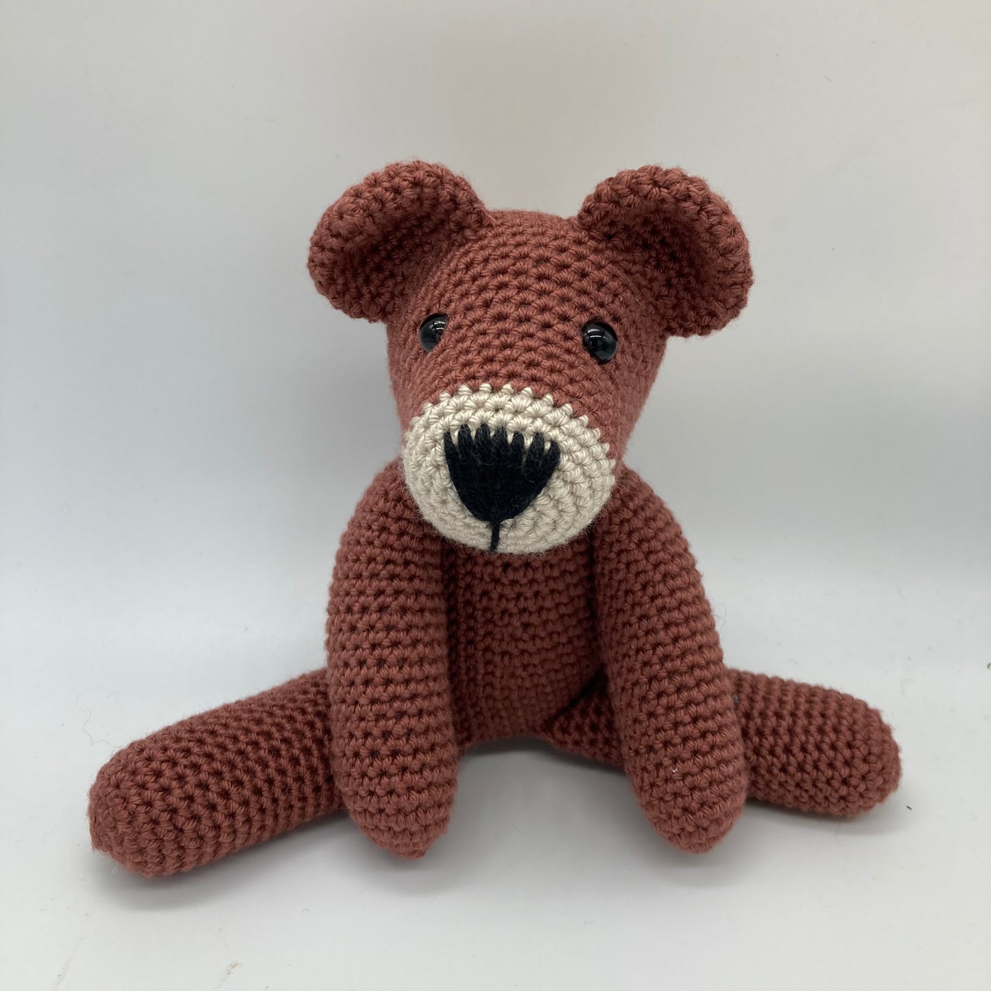 Handmade Crochet Bamboo Cotton Bear Soft Toy