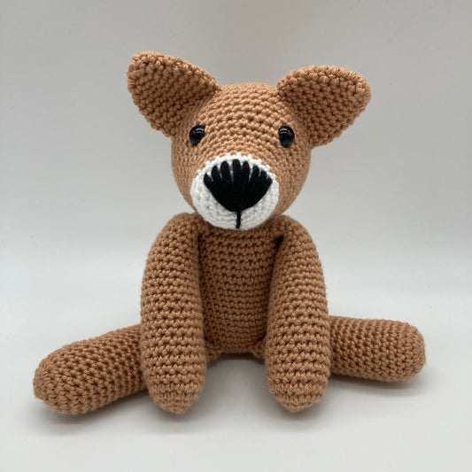 Handmade Crochet Bamboo Cotton Fox Soft Toy