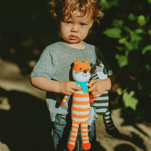 Handmade Fair Fox Trade Toy, Orange