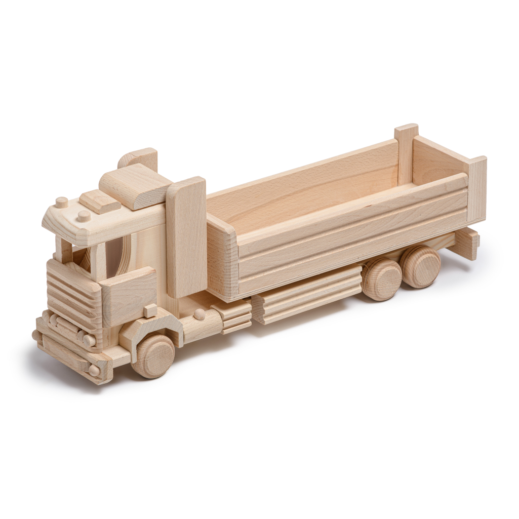 Handmade Large Wooden Lorry Toy