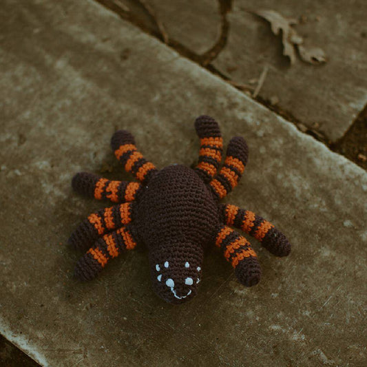 Handmade Spider Purple Fair Trade Toy, Purple