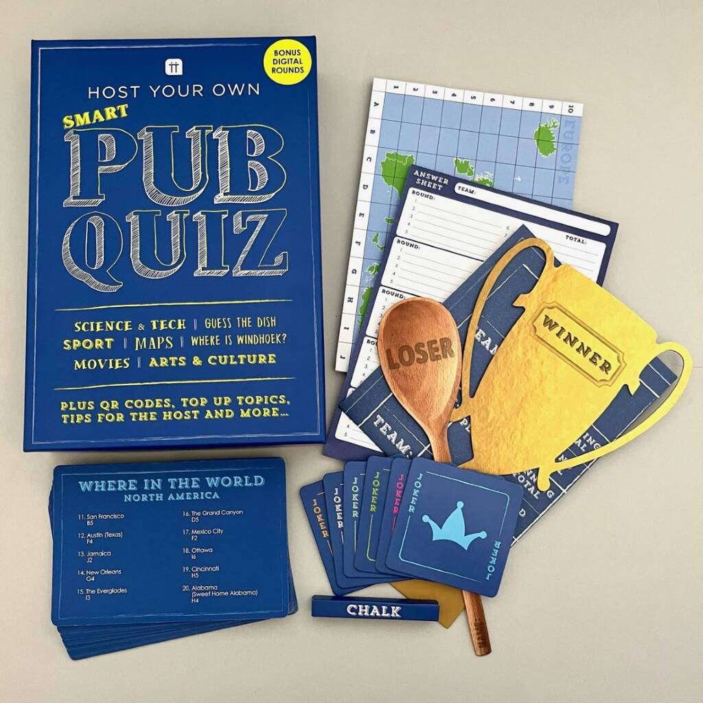 Host Your Own Pub Quiz, Blue/Yellow