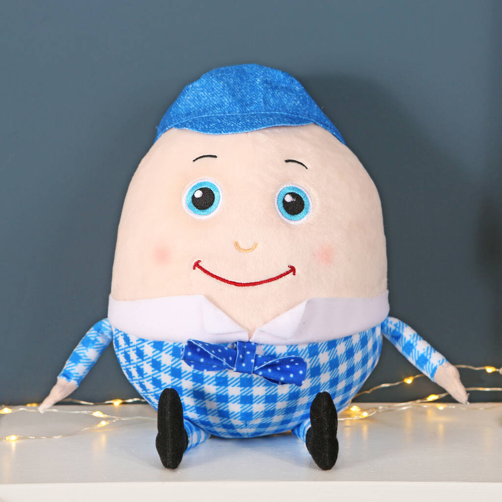 Humpty Dumpty Nursery Rhyme Soft Toy, Blue