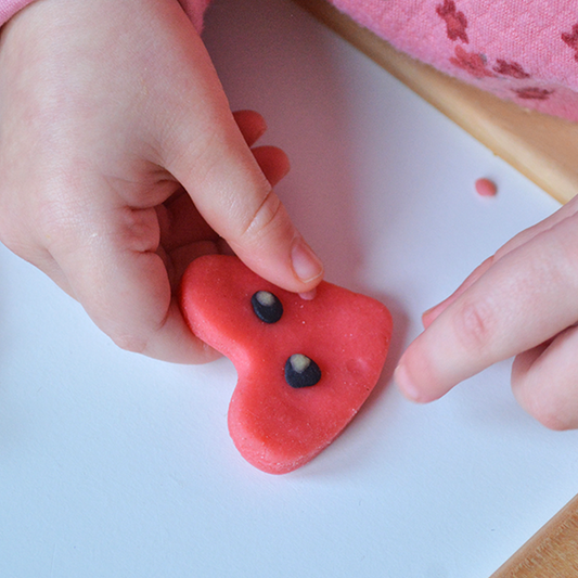 I Heart You Play Dough, Pink/Red