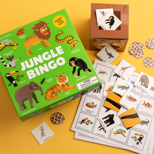 Jungle Bingo Game, Multi-Coloured