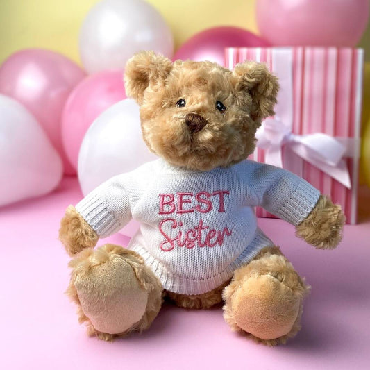 Keeleco Recycled Dougie Gift Bear 'Best Sister'