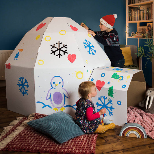 Kid's Eco White Igloo, Natural