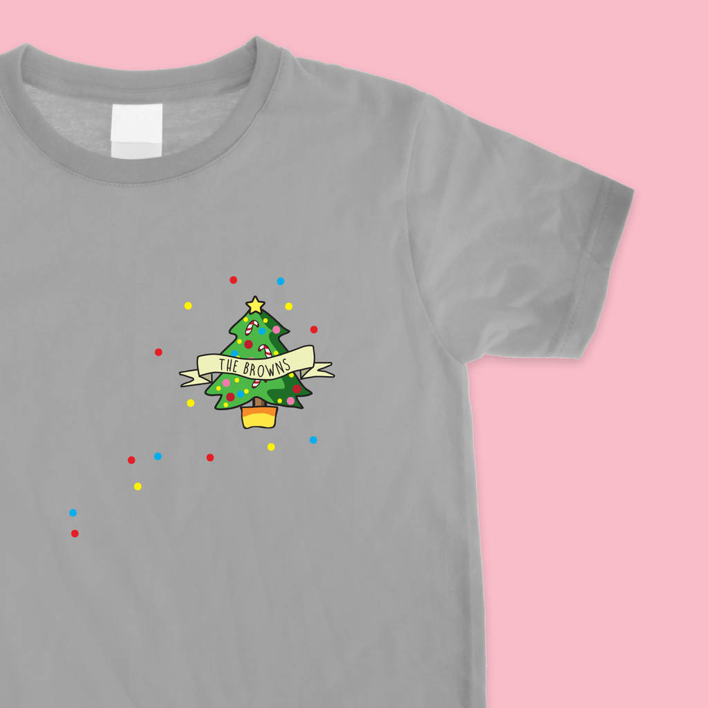 Kids Personalised Christmas T Shirt