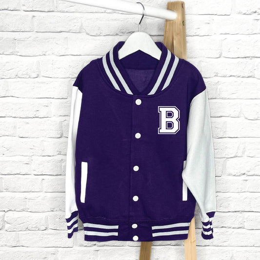 Kids Personalised Jacket With Initial