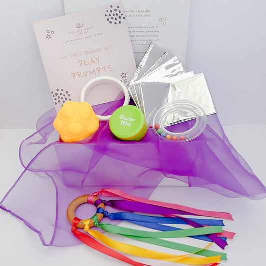 My First Baby Sensory Box New Baby Gift Set, Multi-Coloured