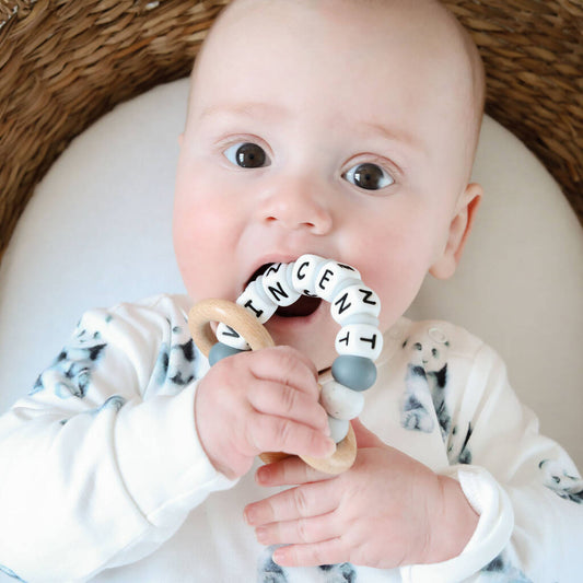 Personalised Colour Mix Teether