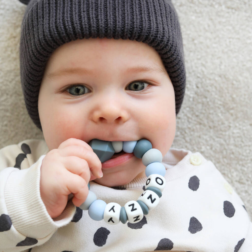 Personalised Colourful Silicone Teether