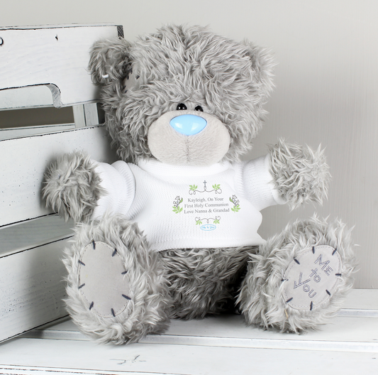 Personalised Me To You Christening Bear, Grey