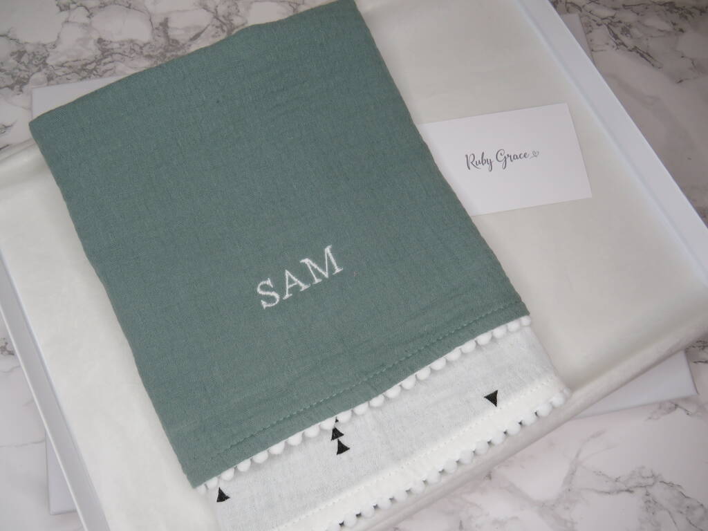 Personalised Pom Pom Comforter