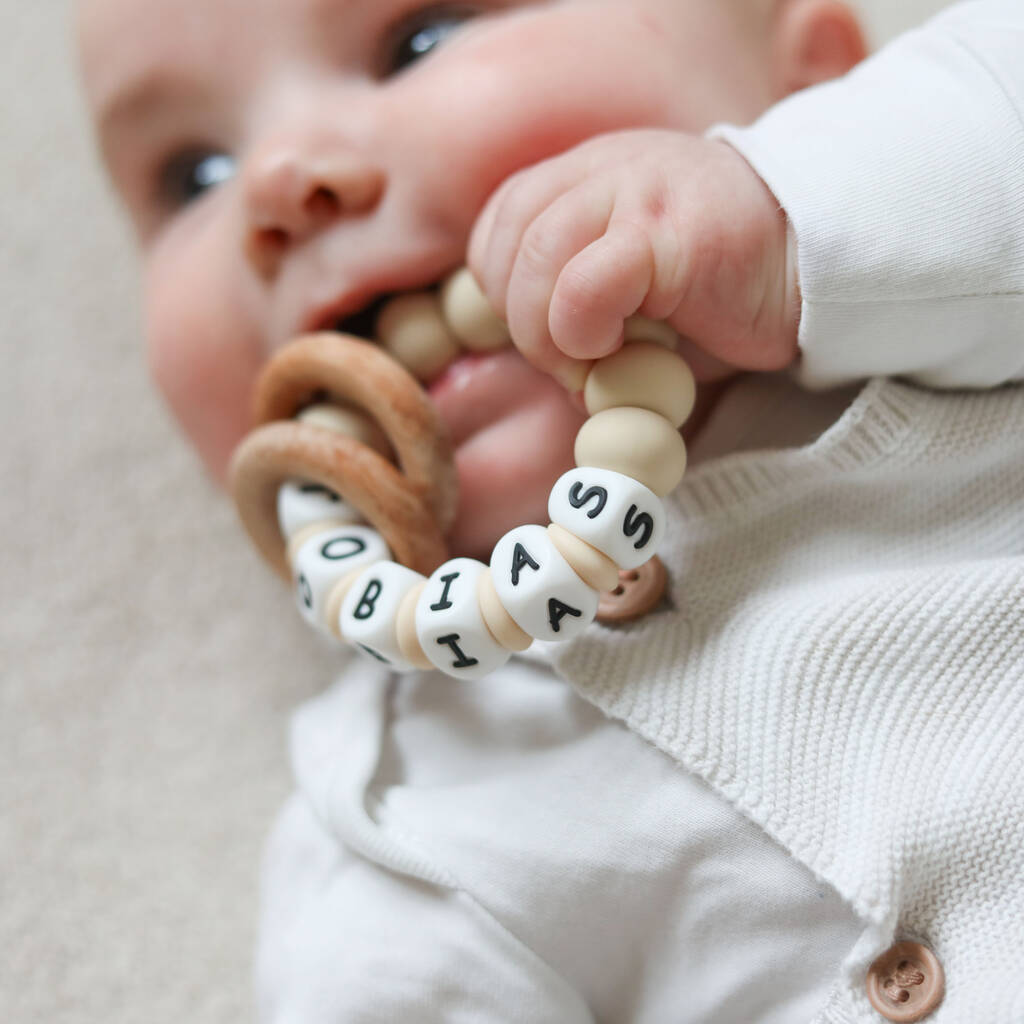 Personalised Silicone Teething Ring