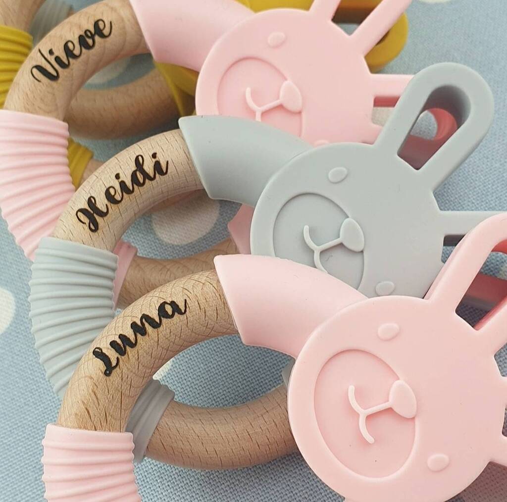 Personalised Teething Bunny