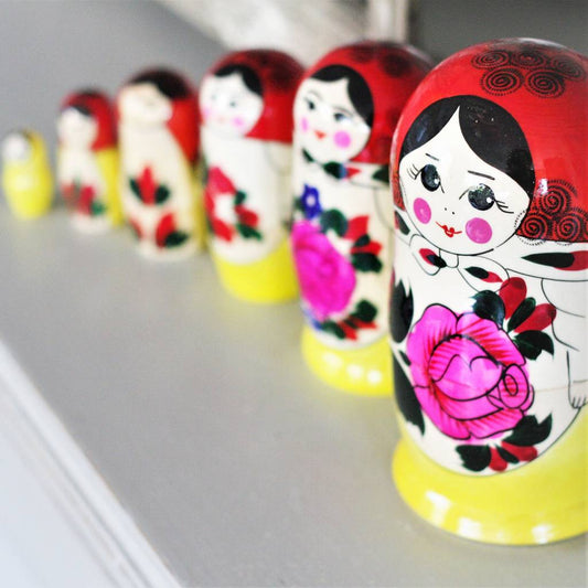 Handmade Russian Dolls Traditional