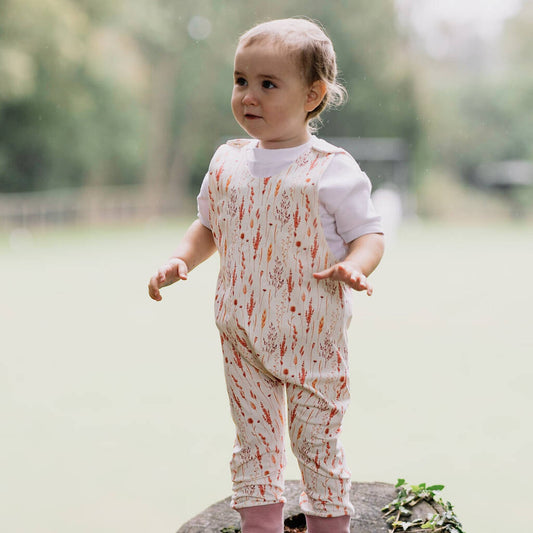 Handmade Floral Children's 'Bloom' Romper, Pink