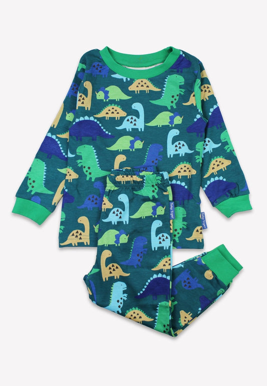 Organic Tonal Dinosaur Print Pyjamas