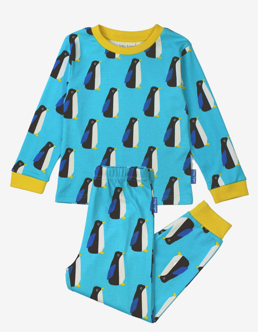 Organic Penguin Print Pyjamas