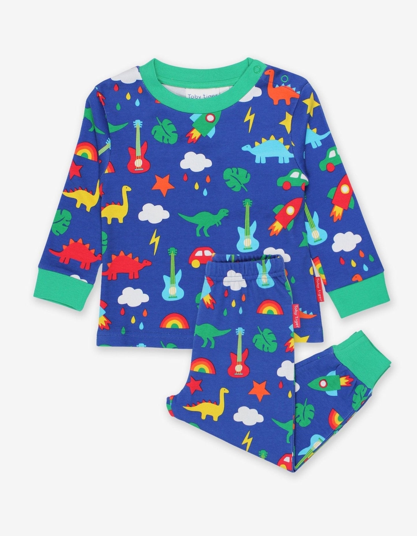 Organic Playtime Mix-Up Print Pyjamas