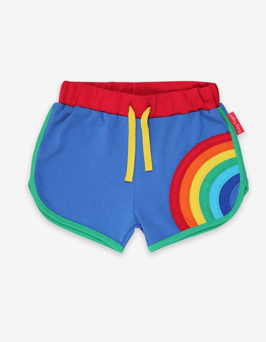 Organic Rainbow Applique Running Shorts