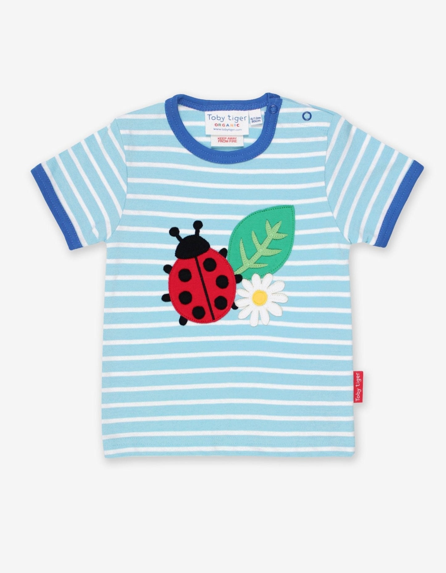 Organic Ladybird Applique T-Shirt