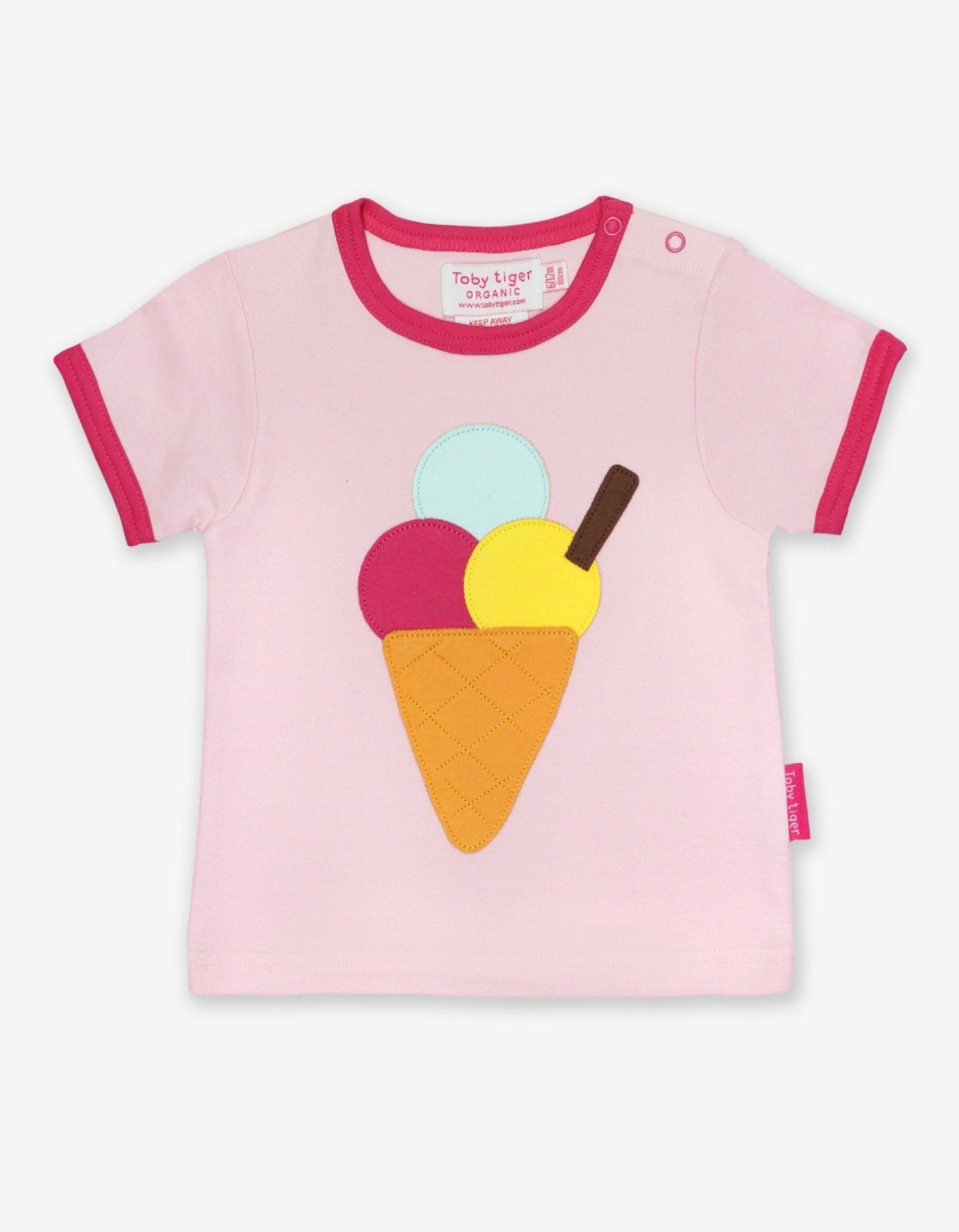 Organic Ice Cream Applique T-Shirt