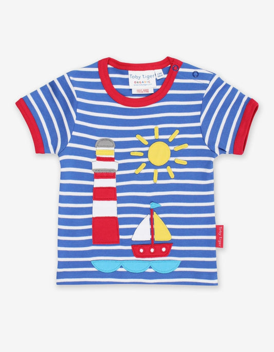 Organic Seaside Applique T-Shirt