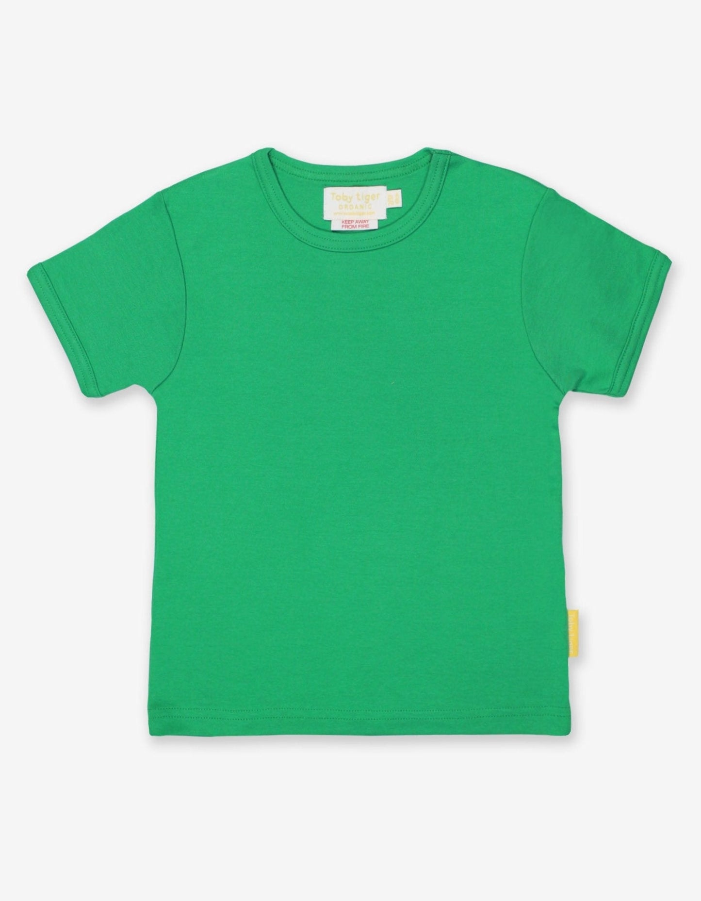 Organic Green Basic Short-Sleeved T-Shirt