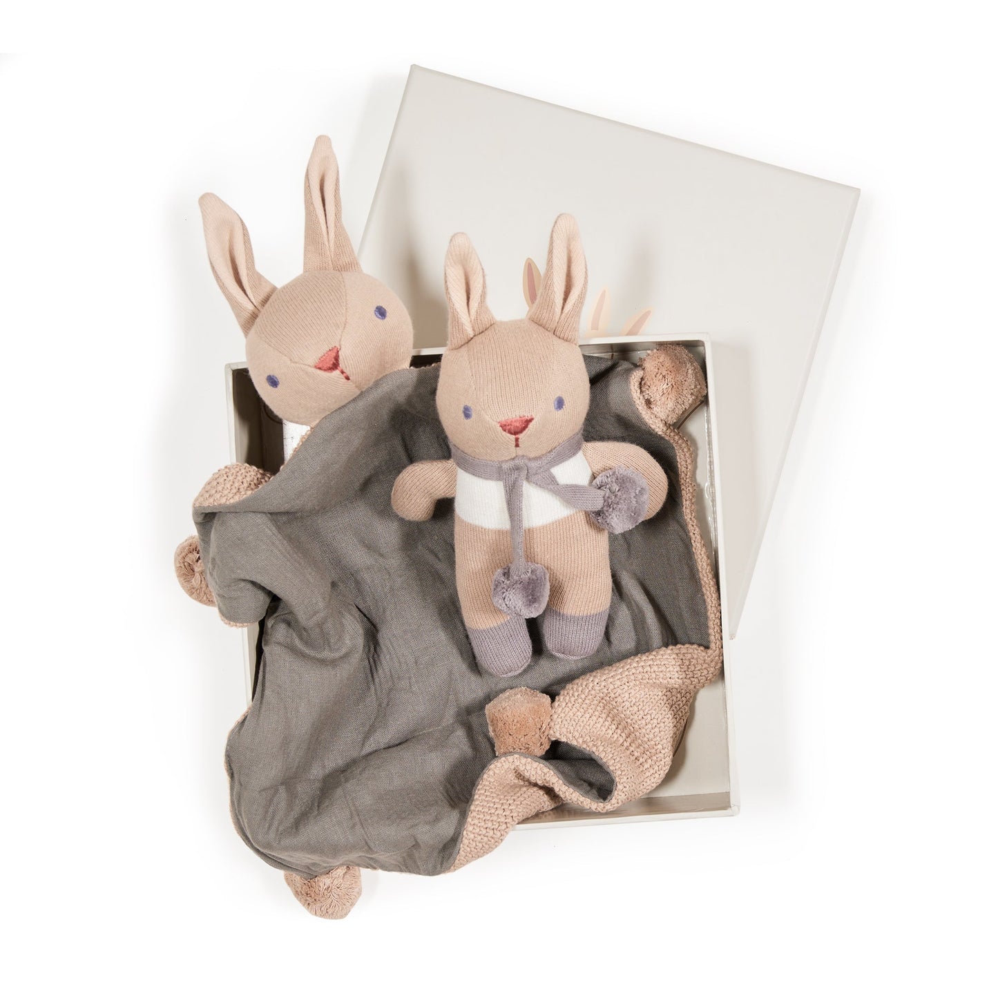 Baby Threads Taupe Bunny Gift Set