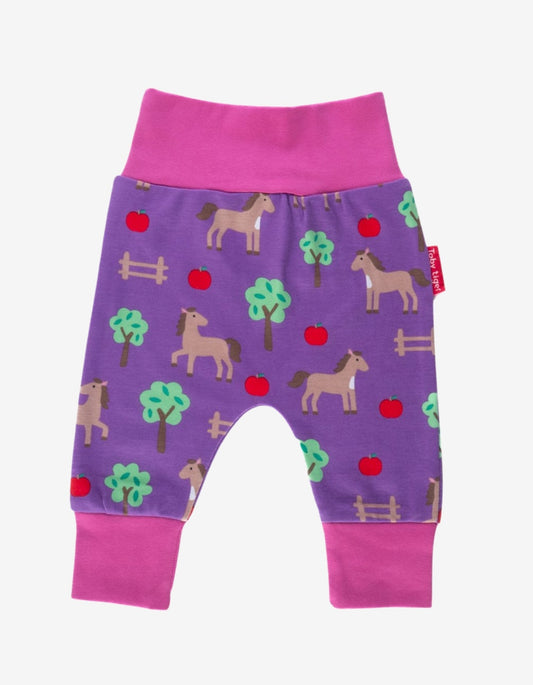 Organic Horse Print Yoga Pants