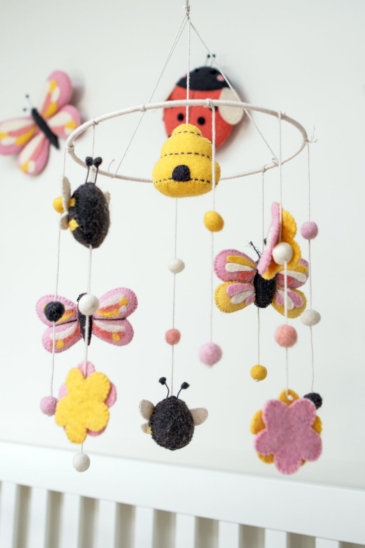 Nature Garden Felt Mobile