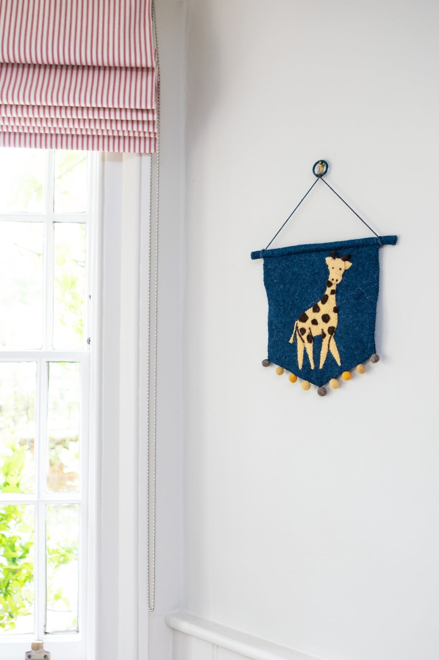 Felt Jungle Wall Pennant - Giraffe