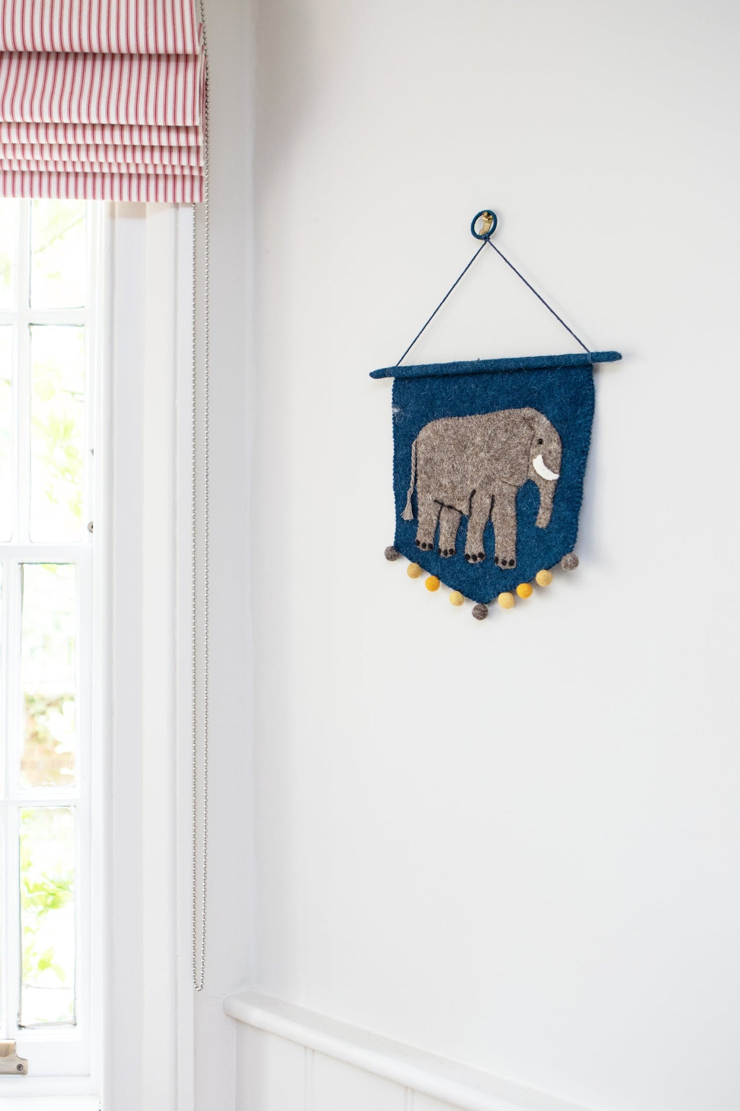 Felt Jungle Wall Pennant - Elephant