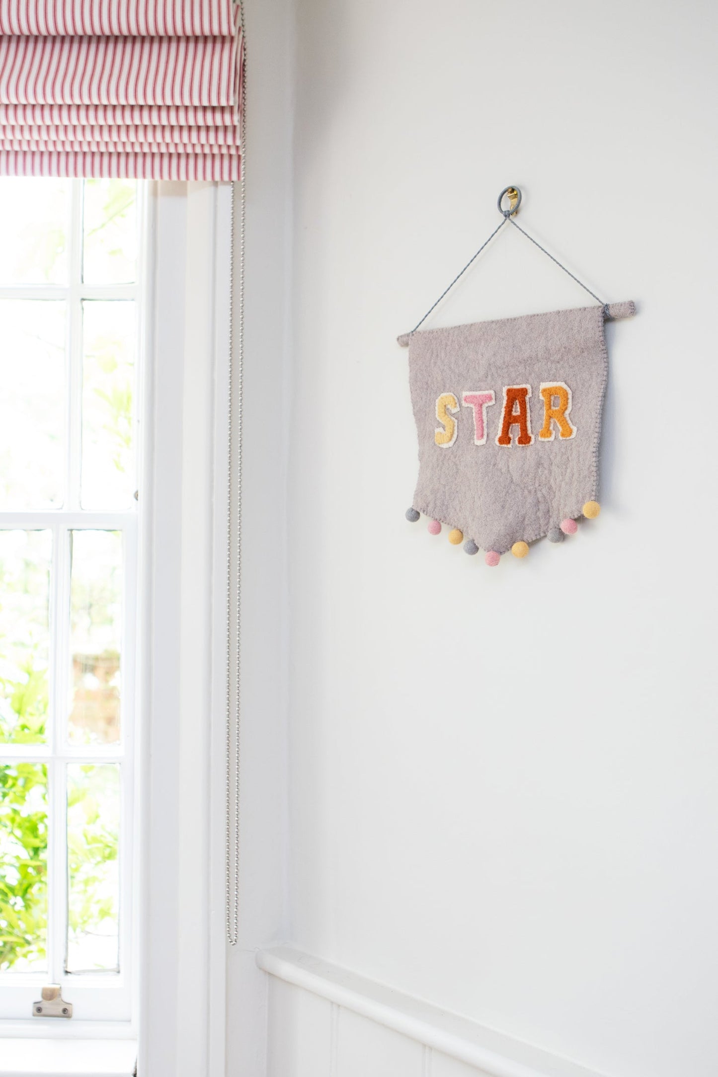 Felt Wall Pennant - Pastel STAR