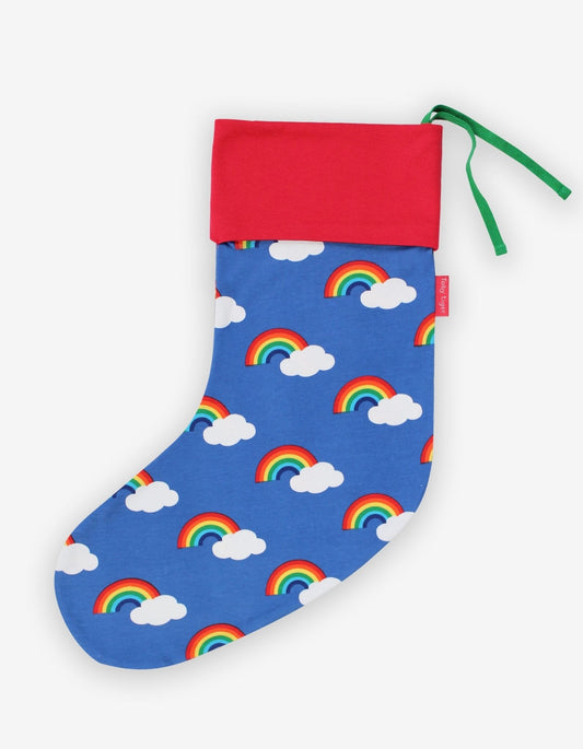 Organic Multi Rainbow Christmas Stocking