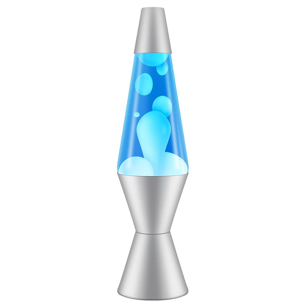 14.5" LAVA Lamp Classic (White/Blue) - ELLIE