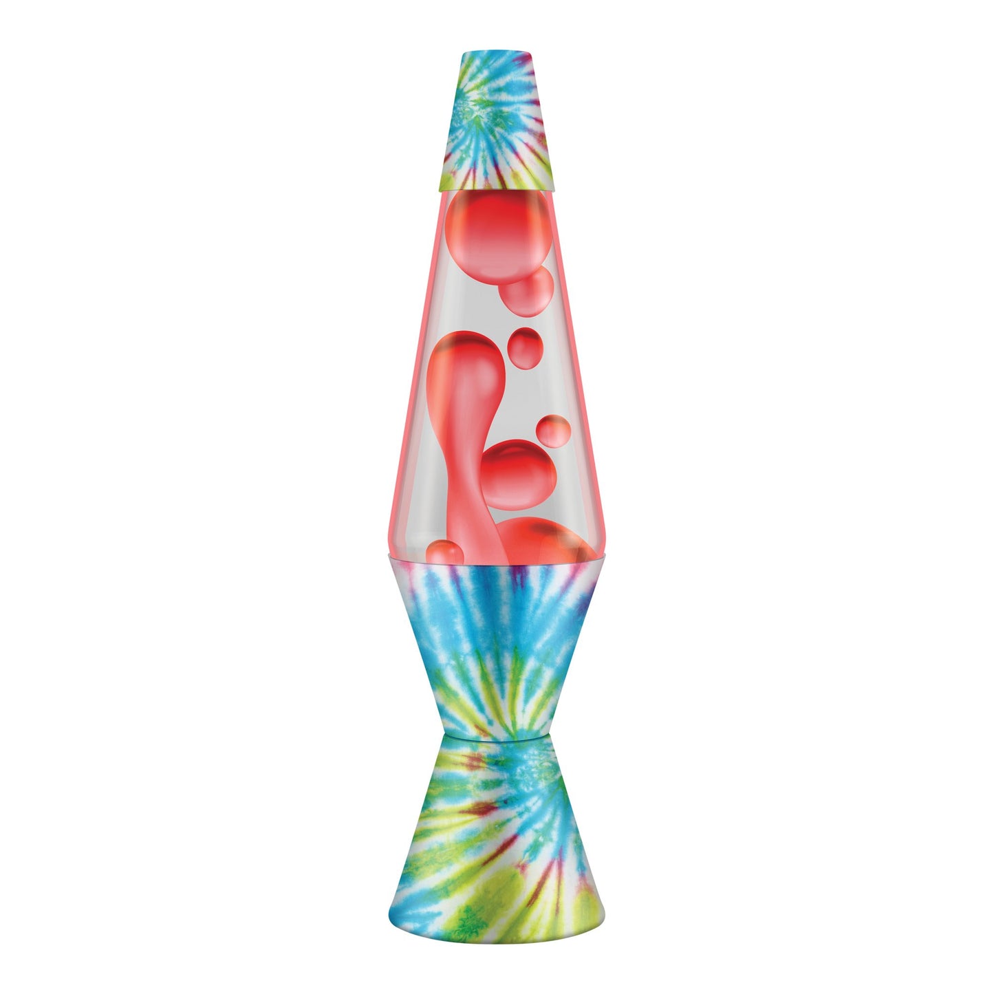 14.5" Pinwheel Tie Dye LAVA Lamp - ELLIE