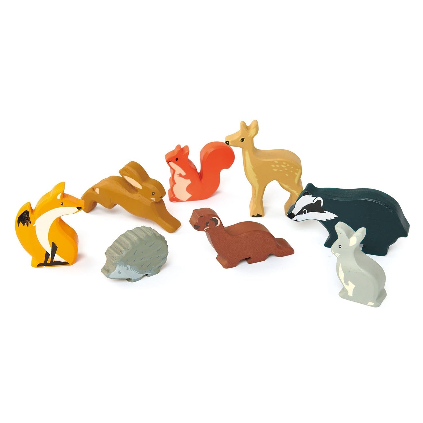 8 Woodland Animals & Shelf - Wooden CDU + product - ELLIE