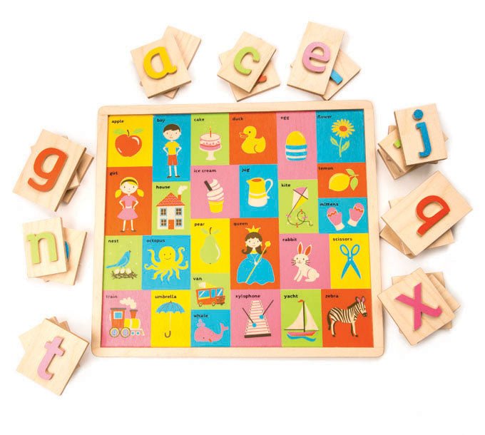 Alphabet Pictures - Wooden puzzle - ELLIE