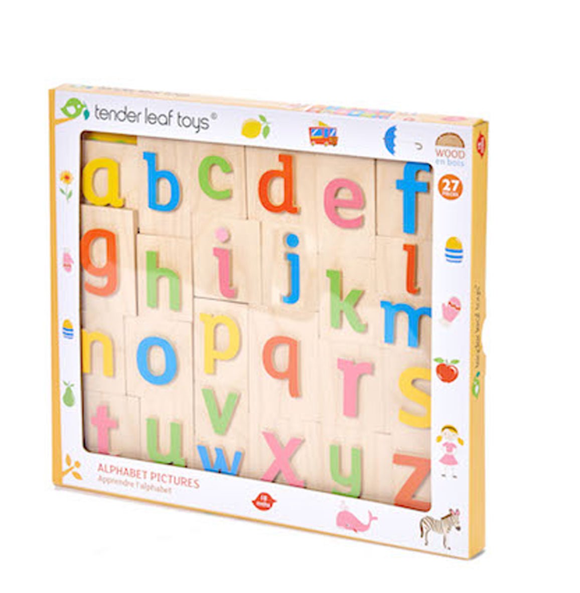 Alphabet Pictures - Wooden puzzle - ELLIE