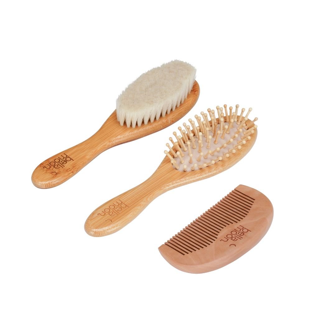 Bamboo Baby Brushes 3pcs - Baby - ELLIE