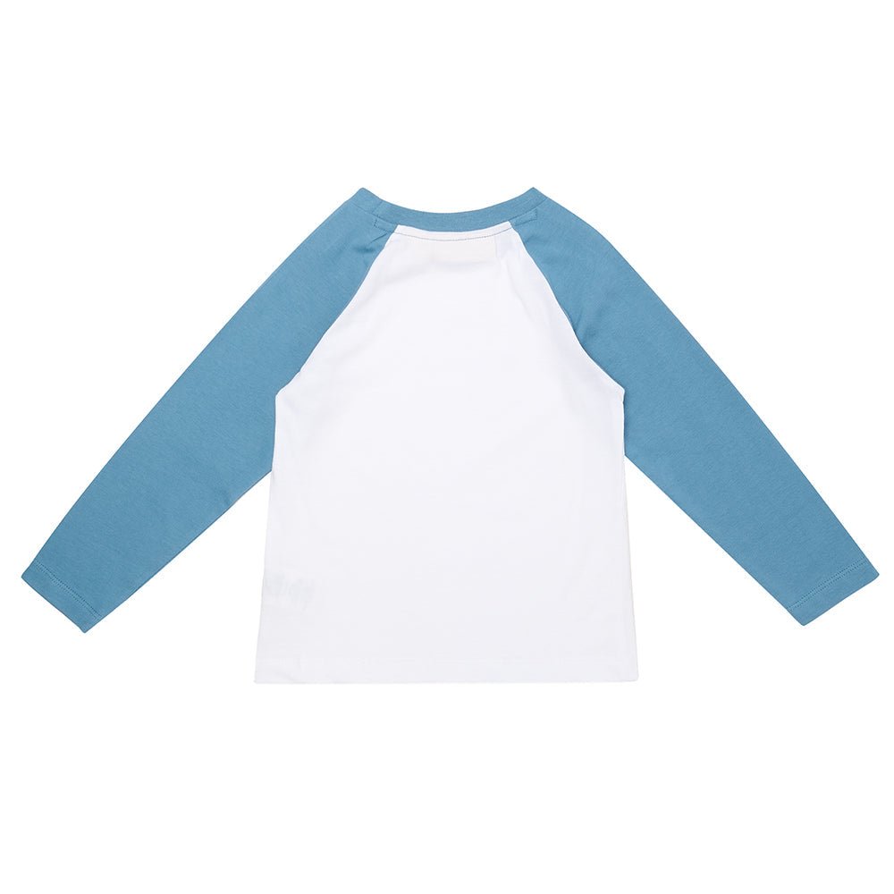 Baseball Tee - Blue - Tops & Tees - ELLIE